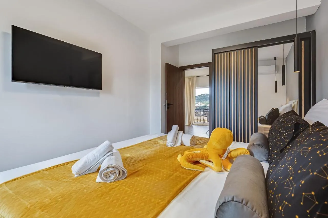 Teona Luxury Apartment With 2 Rooms And Terrace Sea View Sali