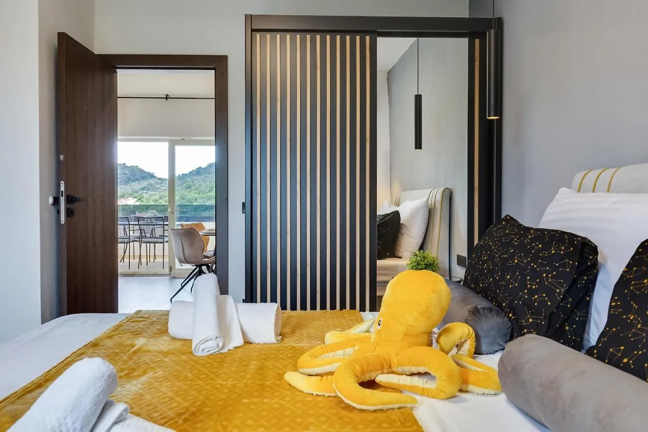 Teona Luxury Apartment With 2 Rooms And Terrace Sea View Sali Croatia