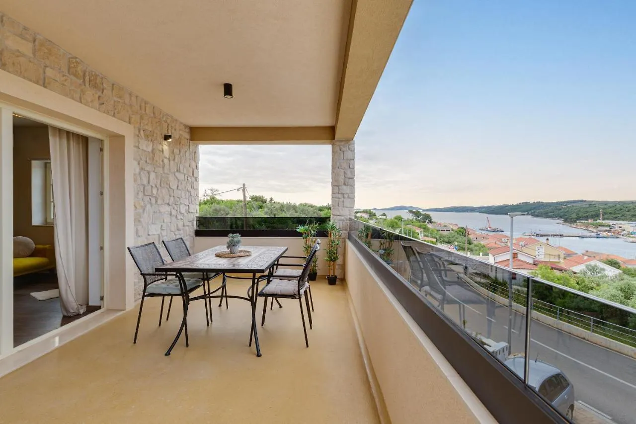 Teona Luxury Apartment With 2 Rooms And Terrace Sea View Sali Croatia